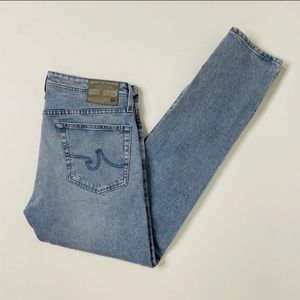 AG Adriano Goldschmied Dylan Slim Skinny Light Wash Jeans 34x32 Men's Blue Denim
